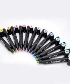 Vente flash 🌟 Assortiment Feutre à Alcool Graph'it Kawaii X 12 👍 -Scrapbooking Soldes unnamed file 671