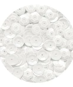 Vente flash ✨ Rayher Sequin Cup Sequins 6mm Blanc Mat X 500 🥰