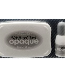 Les meilleures critiques de 😀 Encreur Séchage Rapide Encre StazOn Blanche Opaque Cotton White 🛒