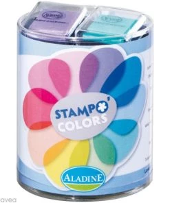 Coupon ❤️ Aladine Kit Encreur Kit 10 Encreurs Stampo'colors Pastel 🔔