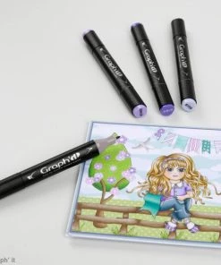 Promo ⭐ Feutre à Alcool Graph'it 🧨 -Scrapbooking Soldes unnamed file 765