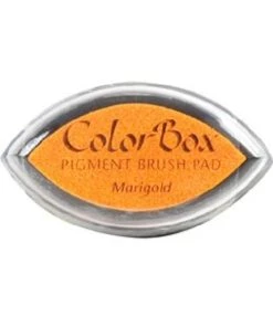 Grosses soldes ⭐ Encreur Séchage Lent Encreur Oeil De Chat COLORBOX Marigold 🎉