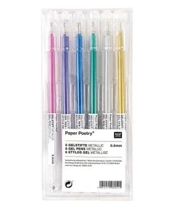 Sortie 🥰 Rico Design Feutre Scrap 6 Stylos Gel Métallisés - 0,8 Mm 😉