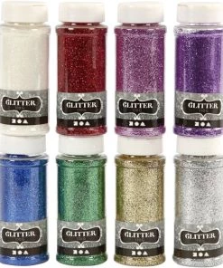 Acheter 🤩 Creativ Company Paillette Ultra Fines Lot De Paillettes Fines 110 Gr - 8 Pcs 🔔