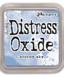 Bon marché 🔔 Tim Holtz Encreur à Embosser Encre Distress Stormy Sky Oxide RANGER 😀