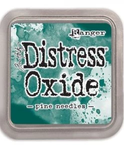 Meilleure affaire 😍 Tim Holtz Encreur à Embosser Encre Distress Oxide Pine Needles RANGER 🔥