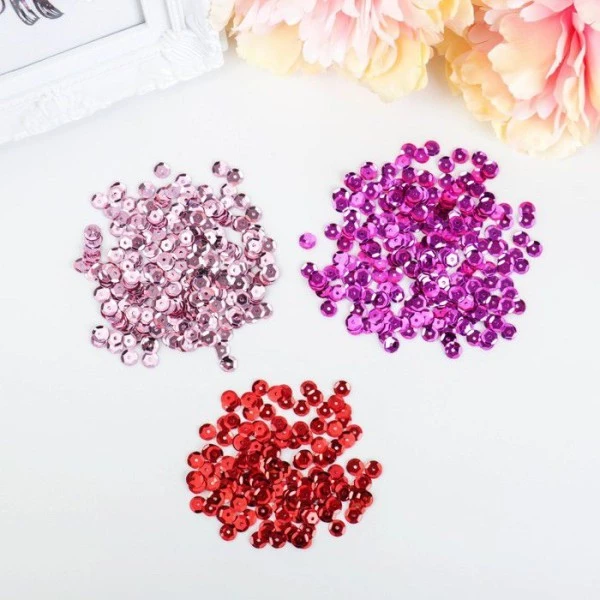 Promo ✔️ Czech Beads Exclusive Paillette Décorative Paillettes Mélange Pour Projets De Bricolage" Classique 3 "nuances De Rouge, Or, Lâche, Rond, Tasse, ✔️ 4 Promo ✔️ Czech Beads Exclusive Paillette Décorative Paillettes Mélange Pour Projets De Bricolage" Classique 3 "nuances De Rouge, Or, Lâche, Rond, Tasse, ✔️ – Image 2