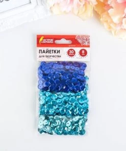Meilleure vente 🛒 Czech Beads Exclusive Paillette Décorative Paillettes Mélange Pour Projets De Bricolage" Classique 2 "nuances De Bleu, Or, Lâche, Rond, Tasse, 🔥 -Scrapbooking Soldes unnamed file 882