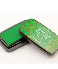 Nouveau 😀 Encre Permanente Encre Versafine Claire Green Oasis - Tsukineko ⭐