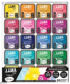 Grosses soldes 😍 Aladine Encreur Séchage Rapide Set D'encreurs Izink Dye - 20 Pcs 👏