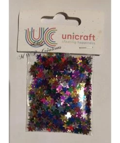 Nouveau 🎉 La Fourmi Paillette Décorative Paillettes Etoile 5mm 10gr Mix ✨