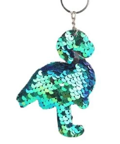 Remise 👏 Czech Beads Exclusive Paillette Décorative 1 Pcs Foncé Bleu Vert Noir Oiseau Porte-clés Réversible Paillettes Glitter Pompon Paillettes Porte-C 👍