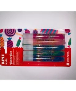 Meilleure vente ✨ APPLI Lot De 5 Tubes De Colle à Paillettes Arc En Ciel 🎁