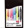 Tout neuf 🌟 Assortiment Feutre à Alcool Graph'it Classic Colors X 12 ⌛ 2 Tout neuf 🌟 Assortiment Feutre à Alcool Graph'it Classic Colors X 12 ⌛ -Scrapbooking Soldes unnamed file 987